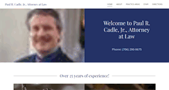 Desktop Screenshot of paulcadle.com